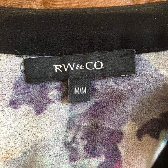 RW & CO floral print size medium dress - Picture 5 of 5